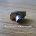Flat head T-nut with course thread